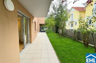Wohnung kaufen in Adam-Betz-Gasse, 1220 Wien, Gartenwohnung in Essling: Geräumige 3-Zimmer-Wohnung in absoluter Ruhelage