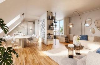 Maisonette kaufen in 1170 Wien, Traumhafte Dachgeschoss-Wohnung mit Fernblick! 80m² Maisonette-Wohnung mit Terrasse und Klimaanlage! ++ Nahe AKH ++ Garagenstellplätze im Haus!!