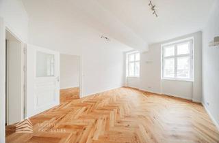 Wohnung kaufen in 1080 Wien, Wunderschöne 3-Zimmer Altbauwohnung im EG, Erstbezug!