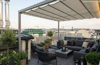 Penthouse kaufen in 1090 Wien, Vollklimatisiertes, barrierefreies Penthouse über drei Etagen mit großzügigen Terrassen und Liftzugang in alle Ebenen