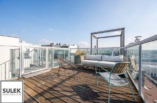 Wohnung kaufen in Girardigasse, 1060 Wien, Luxuriöses Wohngefühl! Einzigartige, stilvolle Dachgeschosswohnung nahe Naschmarkt & Innenstadt! 200m² Wohnfläche + rd. 100m² Terrassen! ***VIDEOTOUR***