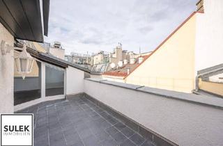 Wohnung mieten in Walfischgasse, 1010 Wien, nahe Oper: 3 Zimmer-DG-Wohnung mit 2 hofseitigen Terrassen