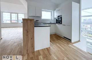 Wohnung mieten in 1220 Wien, Außergewöhnliche DG-Wohnung mit 4 Terrassen und eigenem Liftzugang!