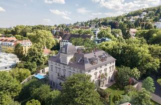 Wohnung kaufen in Vinzenz-Heß-Gasse, 1130 Wien, Wohnen wie Carl Freiherr Seutter in seiner Sommerresidenz | 4 Zimmern & 4,40 m Raumhöhe | Balkon geplant + Gartenoption & Parkplatz | sanierungsbedürftig