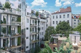 Wohnung kaufen in Grohgasse, 1050 Wien, GROHGASSE 10 | großzügig geplante 4-Zimmer Altbauwohnung mit Innenhofbalkon | Fernwärme plus Fußbodenkühlung