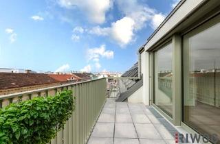 Wohnung kaufen in Arndtstraße, 1120 Wien, DACHGESCHOSS-ERSTBEZUG mit ca. 10 m² TERRASSE | Fernwärme | TG-Stellplatz optional | Nachhaltiges Wohnbauprojekt