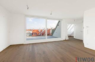 Wohnung kaufen in Arndtstraße, 1120 Wien, ERSTBEZUG MIT FERNBLICK | Dachgeschoss mit ca. 12 m² INNENHOF-TERRASSE | TG-Stellplatz optional | Nachhaltiges Wohnbauprojekt