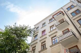 Wohnung kaufen in Bandgasse, 1070 Wien, MITTEN IM SIEBTEN | Ost/West ausgerichteter Stil-Altbau mit Balkon | Grünblick | Prachtvolles Jahrhundertwendehaus