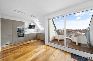 Wohnung kaufen in Lustkandlgasse, 1090 Wien, Dachterrassenwohnung mit Weitblick über Wien | PKW-Tiefgarage | Parkausrichtung | 2 Terrassen (28,6m²) | 2 Gehminuten zur U6 | 9 Min. in den 1. Bezirk