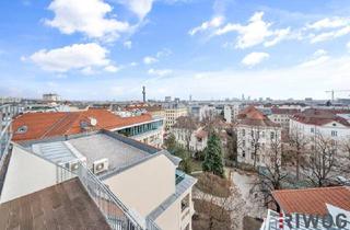 Wohnung kaufen in Lustkandlgasse, 1090 Wien, Dachterrassenwohnung mit Weitblick über Wien | PKW-Tiefgarage | Parkausrichtung | 2 Terrassen (28,6m²) | 2 Gehminuten zur U6 | 9 Min. in den 1. Bezirk