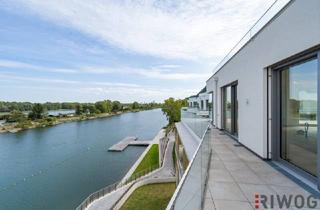 Penthouse kaufen in Donau, 1190 Wien, Luxus-Penthouse mit Dachterrasse & Terrasse von ca. 262 m² | Beste Aussicht & direkt am Wasser | 2 Garagenstellplätze