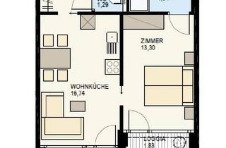 Penthouse kaufen in Radetzkystraße, 1030 Wien, EXKLUSIVE 2 ZIMMER BALKONWOHNUNG