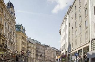 Wohnung mieten in Kohlmarkt, 1010 Wien, Ursüße, sympathische, hoch oben gelegene, architektonische ungewöhnliche, zentral gelegene Wohnung