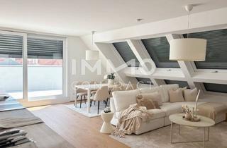 Wohnung kaufen in Arndtstraße, 1120 Wien, Luxuriöse 4-Zimmer-Dachgeschosswohnung über den Dächern Wiens - mit privater Dachterrasse