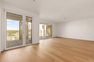 Wohnung kaufen in Kuchelauer Hafenstraße, 1190 Wien, Luxus Leben am Wasser: 50m2 Balkon inkl. Wasserblick, Wellnes Bereich und Fitness