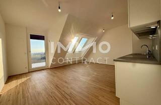 Wohnung mieten in Pfalzgasse, 1220 Wien, Erstbezug in Ruhelage: Energieeffiziente 60 m²-DG-Wohnung mit Kühlung – 2 Monate mietfrei