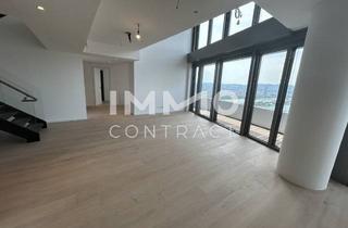 Maisonette kaufen in Wagramer Straße, 1220 Wien, Exklusives Wohnen auf 2 Etagen im höchsten Wohnturm Österreichs!