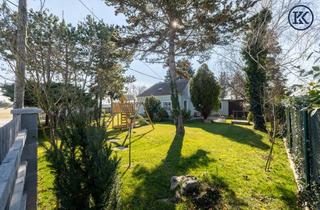 Haus kaufen in Elsa-Plainacher-Gasse, 1220 Wien, Charmanter Bungalow mit Weitblick – großes Eckgrundstück & viel Gestaltungsspielraum