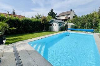 Einfamilienhaus kaufen in 1120 Wien, 550m zur U-Bahn - 400m zur Bader Bahn - neuwertiges Einfamilienhaus mit Garten und Pool - Kamin - Stellplatz - Klimaanlage - Luftwärmepumpe