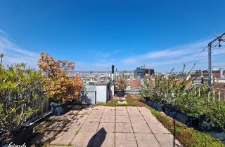 Maisonette kaufen in Johann Strauss Gasse, 1040 Wien, Blick über WIEN - Maisonette Dachgeschosswohnung mit Dachterrasse