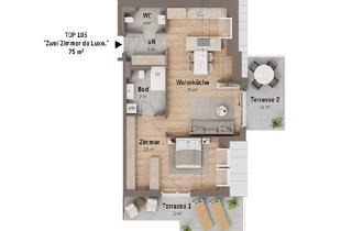 Penthouse kaufen in Tamariskengasse, 1220 Wien, 1220, Tamariskengasse, Beim Mühlwasser, nur 3 Fahrradminuten zur U2, 2-Zimmer-Eigentumswohnung