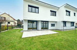 Haus kaufen in Audorfgasse, 1210 Wien, Modernes Doppelhaus zwischen Neuer Donau und Erholungsgebiet Marchfeldkanal. Ertsbezug