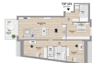 Maisonette kaufen in Lobaugasse, 1220 Wien, Sonnige Aussichten auf 119 m². Freundlicher 4-Zimmer Wohntraum für entspannes Genießen am Balkon