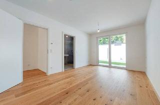Wohnung kaufen in Lobaugasse, 1220 Wien, Bezugsfertig: Raffinierte 4-Zimmer Wohnung mit Garten für Familien und Frischluftfanatiker
