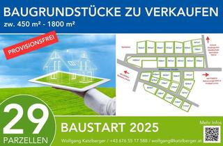 Grundstück zu kaufen in Wild 100, 4931 Mettmach, 29 Bauparzellen in Mettmach zu verkaufen