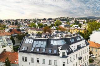 Maisonette kaufen in Sternwartepark, 1180 Wien, 4-Zimmer Dachgeschosswohnung mit herausragender Dachterrasse und Blick auf den Schafberg | nahe dem Sternwartepark