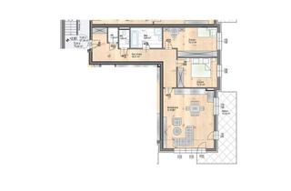 Wohnung kaufen in Waldheimstraße, 1220 Wien, FAMILIENHIT mitten im GRÜNEN MIT SONNIGEM 16,5 m2 BALKON - provisionfrei - barrierefrei - Premiumlage - Lift