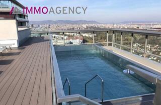Wohnung mieten in U3 Schlachthausgasse, Linked Living Triiiple, 1030 Wien, 2-Zimmer Wohnung mit Balkon im TrIIIple Living! Pool am Dach