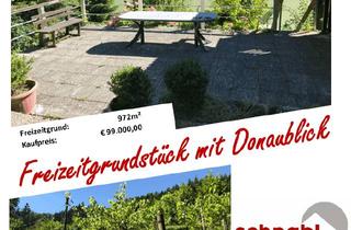 Grundstück zu kaufen in 4083 Haibach ob der Donau, Freizeitgrundstück mit Donaublick