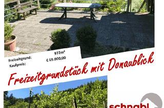 Grundstück zu kaufen in 4083 Haibach ob der Donau, Freizeitgrundstück mit Donaublick