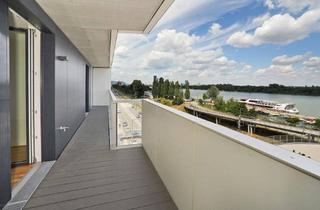 Wohnung mieten in Wehlistraße 291, 1020 Wien, AB SOFORT: MARINA TOWER - Wohnen mit Mehrwert: 2 Zimmer, Loggia, Balkon & viel Komfort!