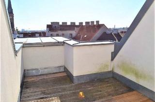 Maisonette mieten in Speckbachergasse, 1160 Wien, FERNBLICK, DACHGESCHOSS, 59 m2 Maisonette mit 13 m2 Terrasse, 2 Zimmer, Komplettküche, Duschbad, Parketten, Speckbachergasse