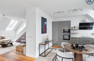 Penthouse kaufen in 1090 Wien, Wohnen über den Dächern Wiens - Exklusive Dachgeschosswohnung mit Galerie & Terrassen