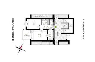 Wohnung mieten in Sandgasse 45A, 8010 Graz, Ruhiger 2 ZIMMER-NEUBAU + West-Terrasse + Grünfläche + Einbauküche + Bad mit Wanne + extra WC + neben Campus TU-Inffeld!