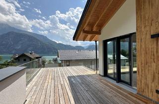 Penthouse kaufen in Auhof, 5311 Innerschwand, Südseitiges Penthouse mit 4 Zimmern & Terrasse | Fernblick & privater Seezugang