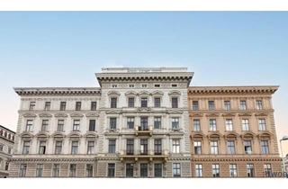 Wohnung kaufen in Museumstraße, 1010 Wien, ALTBAUWOHNUNG IN ELEGANTEM HAUS / Blick auf Volkstheater und MQ / Sanierungsbedürftig