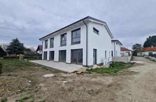 Doppelhaushälfte kaufen in 3462 Frauendorf an der Au, WOHNEN AN DEN DONAUAUEN UND AM WAGRAM: MODERN, MASSIV & HOCHWERTIG WOHNEN IN DER WEINREGION WAGRAM MIT BESTER INFRASTRUKTUR UND VERKEHRSANBINDUNG