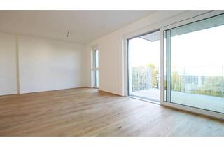 Maisonette kaufen in Fahrbachgasse, 1210 Wien, Schlafzimmer in der aufgehenden Sonne, großes Wohnzimmer mit Westterrasse mit mehr als 100 Quadratmetern durchgehender Fläche