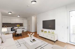 Wohnung mieten in Tokiostraße, 1220 Wien, Leopoldsberg-Blick vom Innenhof-Balkon - Donauzentrum