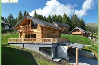 Almhütte zu kaufen in 9853 Gmünd, NEUBAU | RUNDSTAMMHAUS | PANORAMABLICK | FREIZEIT-WOHNSITZ und VERMIETUNG möglich