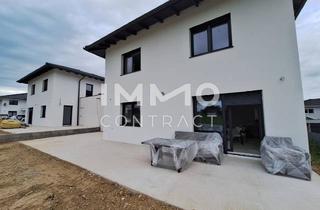 Doppelhaushälfte kaufen in Wartenbergstraße 18, 5271 Moosbach, ERSTBEZUG AB HERBST - elegante Doppelhaushälfte mit Garten und Garage