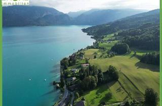 Grundstück zu kaufen in 4866 Unterach, ATTERSEE: GRUNDSTÜCK MIT UNVERBAUBAREM SEEBLICK – TOP INVESTMENTCHANCE MIT ALTBESTAND