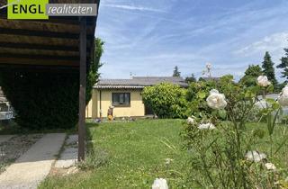 Haus kaufen in 7035 Steinbrunn, "ab 2026 die Badesaison genießen" Pachtgrund mit Bungalow mit großem Garten und Pool in der Feriensiedlung beim Badeteich Steinbrunn