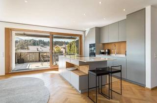 Wohnung mieten in 6372 Oberndorf in Tirol, Miete: Exklusives Wohnen in modernem Ambiente – Teilmöblierte 3-Zimmer-Wohnung mit Sonnenbalkon