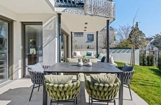 Wohnung kaufen in Saarplatz, 1190 Wien, Wunderbare Gartenwohnung in exklusivem Neubau mit 3 großen Garagenplätzen