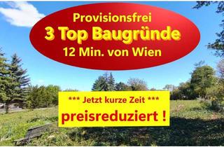 Grundstück zu kaufen in 1220 Wien, ++ PREISREDUZIERT++ 3 Baugründe * für Ihr Traumhaus 12 Min. von Wien